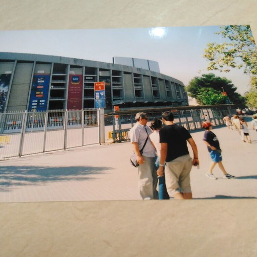 Set of 10 authentic Barcelona stadium photos 2007, like new