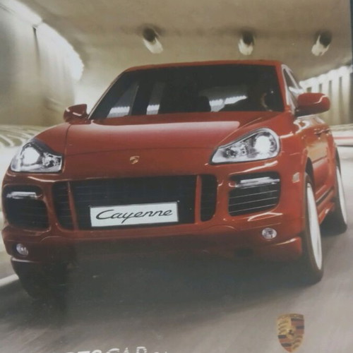 Porsche Cayenne GTS DVD, sports car aerodynamic model