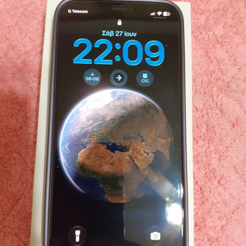 iPhone 12 64GB white used with speaker issue, battery 73%