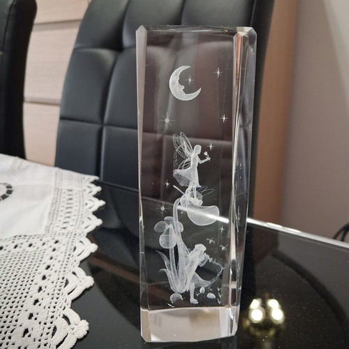 Glass table decoration like new