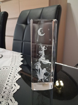 Glass table decoration like new