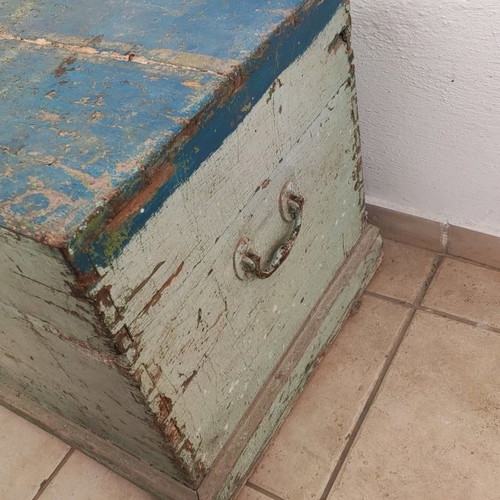 Small very old chest used