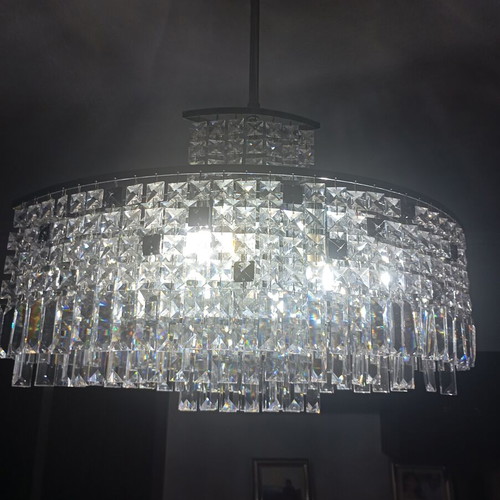 Crystal ceiling lights set of 4