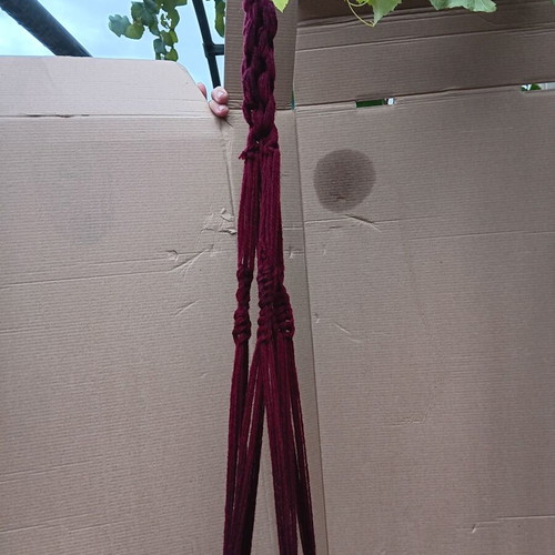 Handmade macrame in excellent condition
