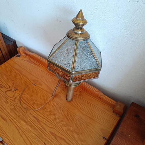 Vintage brass wall light