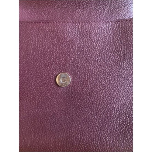 Aigner leather crossbody bag, burgundy