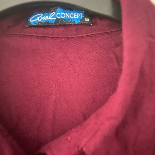 Burgundy shirt Axel size S/M like new