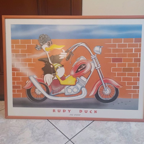 Rudy Duck painting new 50x70