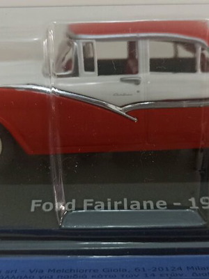 Unforgettable Cars Ford Fairlane 1956 1:43 miniature new in box with magazine