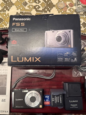 Panasonic Lumix DMC-FS5 ψηφιακή φωτογραφική μηχανή σαν καινούργιο, μαύρη