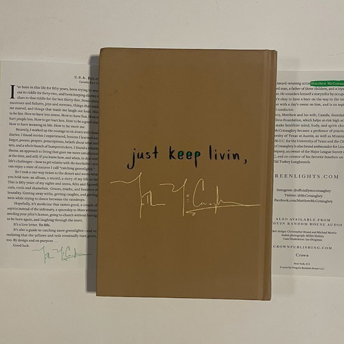 Greenlights hardcover memoir by Matthew McConaughey