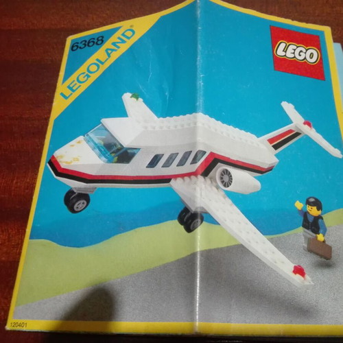Lego 6368 airplane used, complete with assembly guide