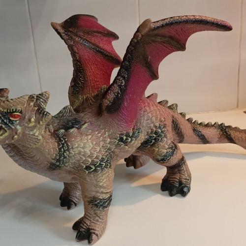 Large dragon with sound new, 56 cm length, 30 cm height