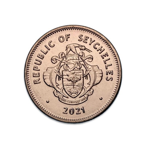 Seychelles 1 Rupee 2021 UNC coin new