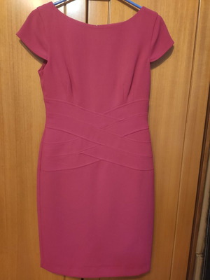 Marks and Spencer fuchsia dress worn twice, size S