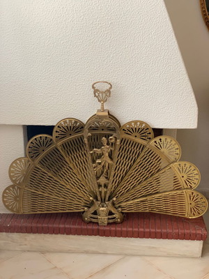 Προστατευτικό Τζακιού / Μπρούτζινο / Art deco/ Vintage/ Αντικα
