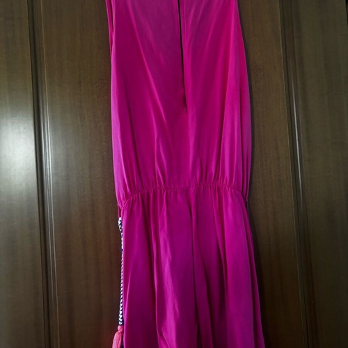 Pink one-piece shorts like new with belt size M