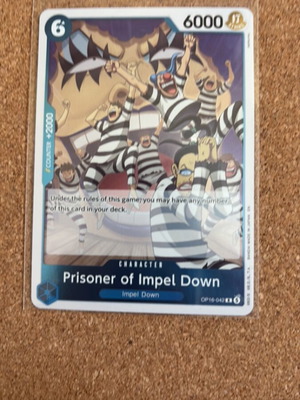 Prisoner of Impel Down One Piece card