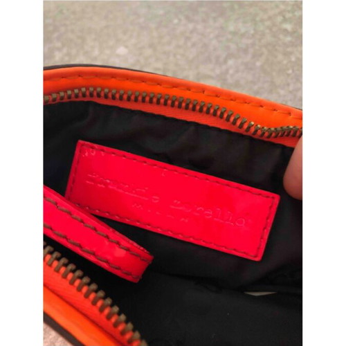 Frankie Morello clutch orange like new