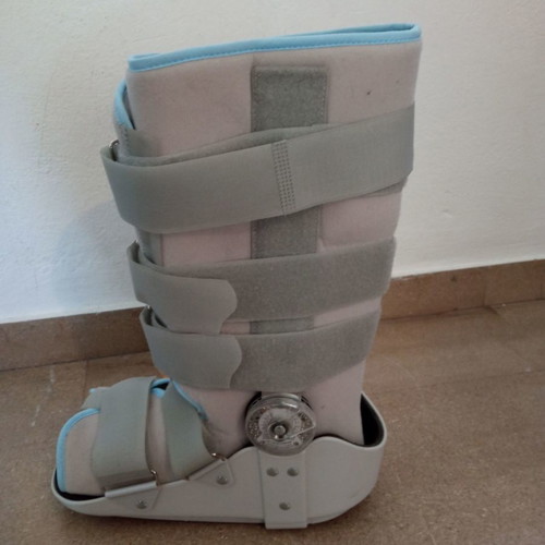 Wellcare AIR ROM 17" Orthopedic Walking Boot size L new gray