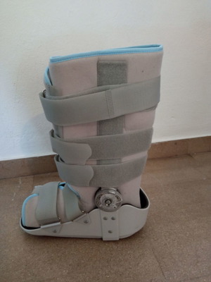Νάρθηκας Μπότα ορθοπεδική Wellcare AIR ROM 17" καινούργιος μέγεθος L γκρι