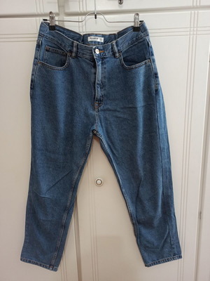 Boyfriend jeans Pull & Bear used, size XL, blue