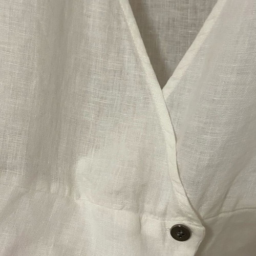 Lotus Eaters white linen shirt new, size large