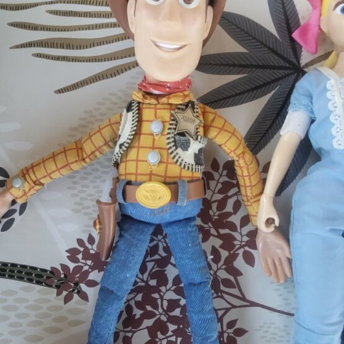 Toy Story figures used, Woody, Buzz, Bo-peep, RC