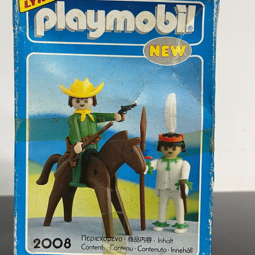 Playmobil Lyra 2008 Cowboy & Indian new and factory sealed in box