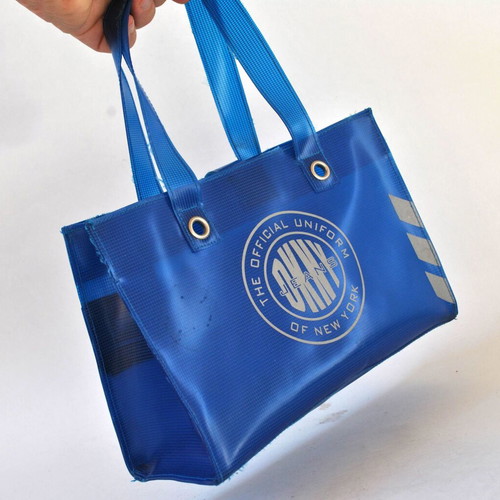 DKNY Jeans Blue PVC Tote Bag Y2K vintage used