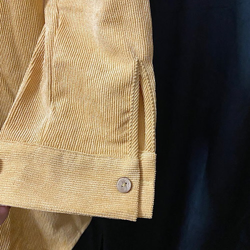 Women's long corduroy shirt new, beige