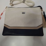 Fragola shoulder and hand bag new black and white