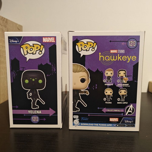 Funko Pop! Marvel Hawkeye Yelena #1213 and Yelena CHASE like new