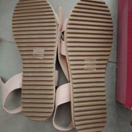 Super Model flatform sandals, size 41, nude pink