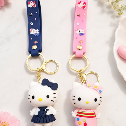 Hello Kitty keychains new, pack of 12, silicone