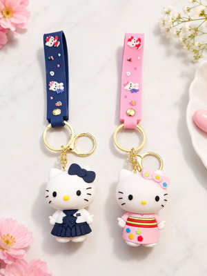 Μπρελόκ Hello Kitty καινούργια, πακέτο 12, σιλικόνη