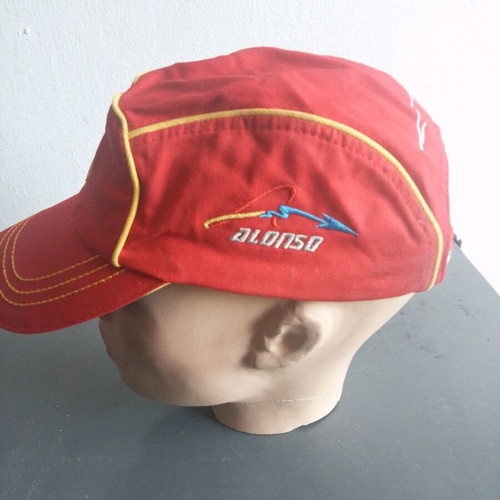 Ferrari Scuderia Alonso Polo Cap like new, red, size L
