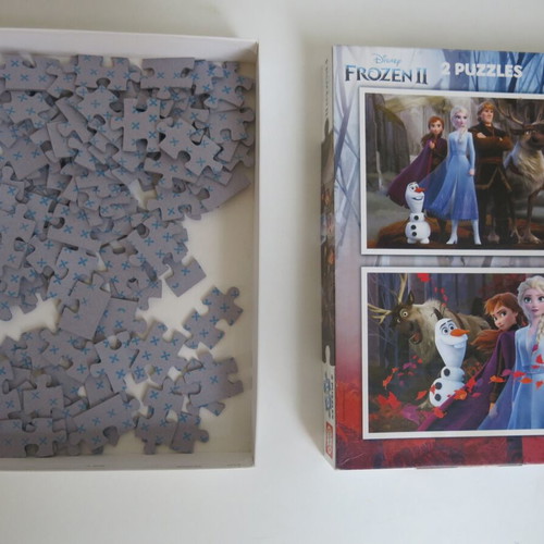 Frozen II puzzle used, 100 pieces, Disney Educa, second puzzle only