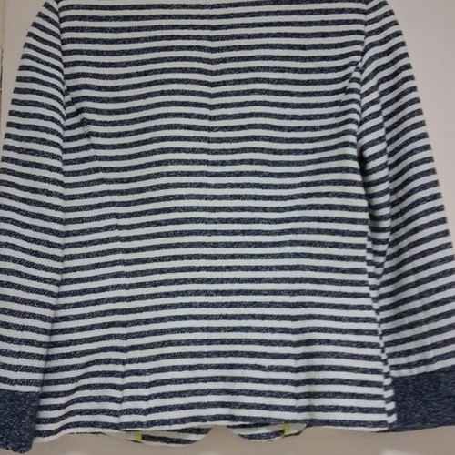 Zara Trafaluc jacket used, size M, white and blue