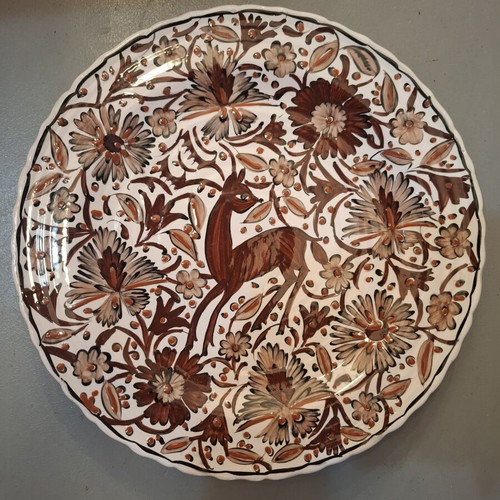 Ikaros Rhodes Decorative Plate φ34 Like New