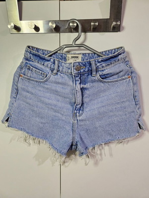 High Rise Denim Shorts σαν καινούργια, ανοιχτό μπλε