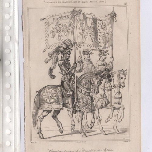 Engravings pack of 12 from 1810 book, Germanic theme, like new