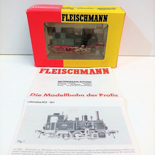 Fleischmann 4811 HO T3 KPEV steam locomotive new from the 1980s