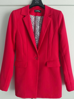 Paranoia jacket red dark coral like new, size S