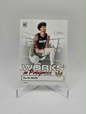 Panini Court Kings Kel'el Ware Works In Progress Rookie card