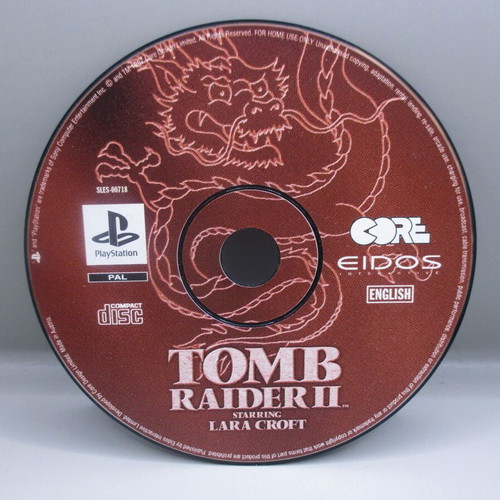 Tomb Raider 2 PS1 used, CD only, pal
