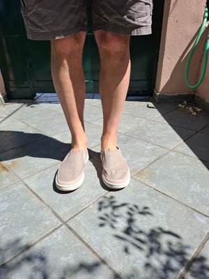 Clarks beige moccasins size 42