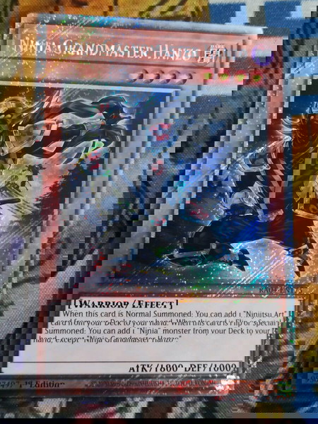 Ninja Grandmaster Hanzo (Platinum Secret Rare, Yugioh)