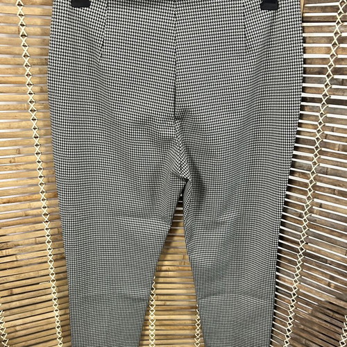 Primark black and white houndstooth trousers, size 46