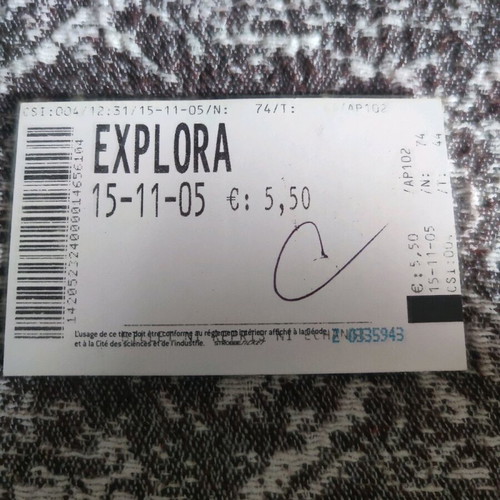 Star Wars 2005 Exhibition Ticket like new